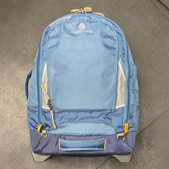 Eagle Creek Other - Eagle Creek Switchback 22" BLUE Upright Carry On Wheeled Suitcase